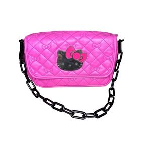 Sanrio KAWAII Hello kitty quilted pink shoulder bag rare